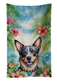 Australian Cattle Dog Luau Kitchen Towel Dish Cloths Guest Hand Towel Decorative Bathroom Towel for Face,Tea, Dishcloth, Kitchen and Bath