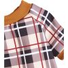 Warm Fleece Dog Clothing Classic Plaid Patchwork Dog and Cat Hoodies