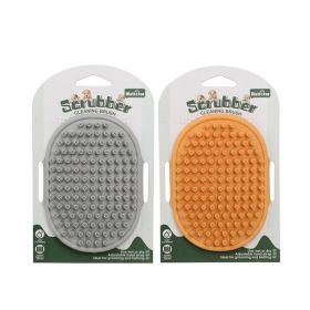 Dog Bath Brush Dog Grooming Brush, Pet Shampoo Bath Brush Soothing Massage Rubber Comb Silicone Grooming And Shedding Brush For Dogs Cats (Color: 2Pcs Random Color)